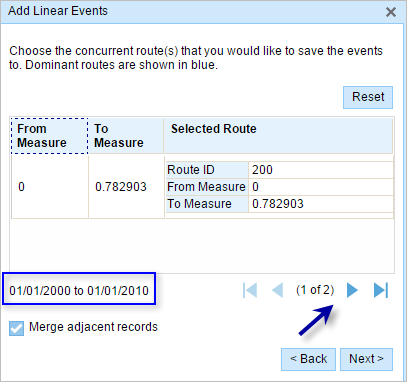 First time range First time range